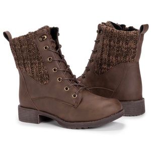 MUK LUKS Hiker Everest Combat Boots, 6.5